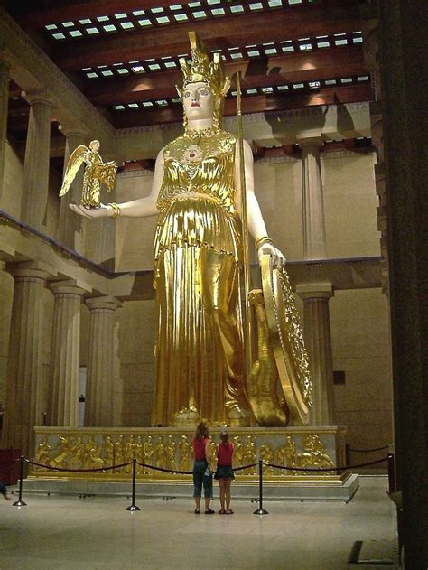 Statue Of Athena The Parthenon Nashville 2004 Parthenon