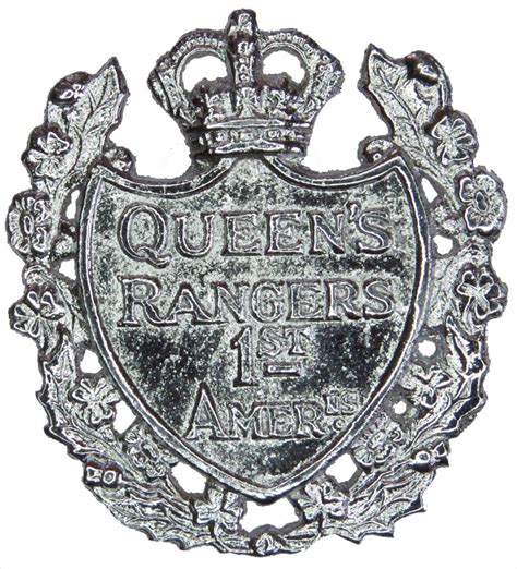Queens York Rangers 1st Americans Army Cap Badge