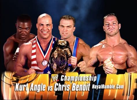 Almost 5 Star Match Reviews Kurt Angle Vs Chris Benoit Wwe Royal