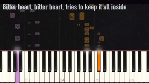 bitter heart zee avi piano tutorial youtube