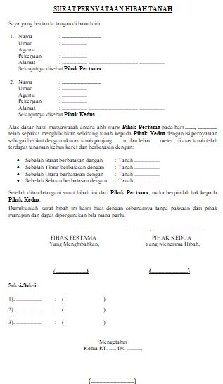 Contoh penulisan surat kuasa via wintterlaw.com. Contoh Surat Ahli Waris Sebidang Tanah - Berbagi Contoh Surat