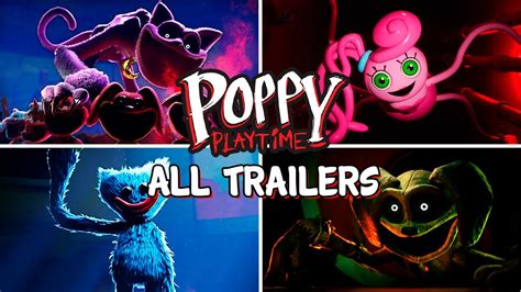 Poppy Playtime All Trailers Chapter Project Playtime