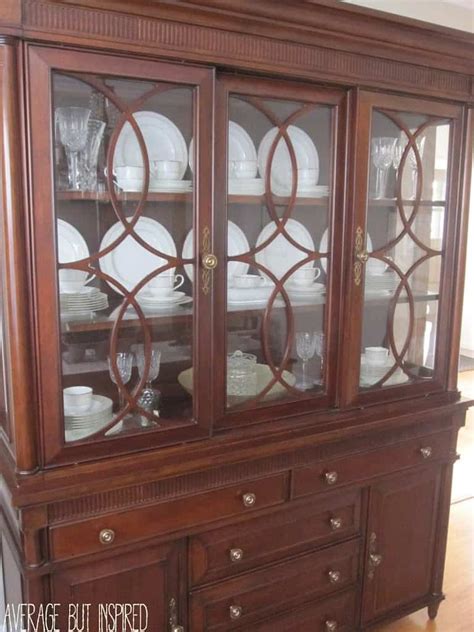 Taking the time to arrange your kitchen cabinets in a systematic fashion will make your life easier in the long run. Tips on How to Arrange a China Cabinet - Average But Inspired
