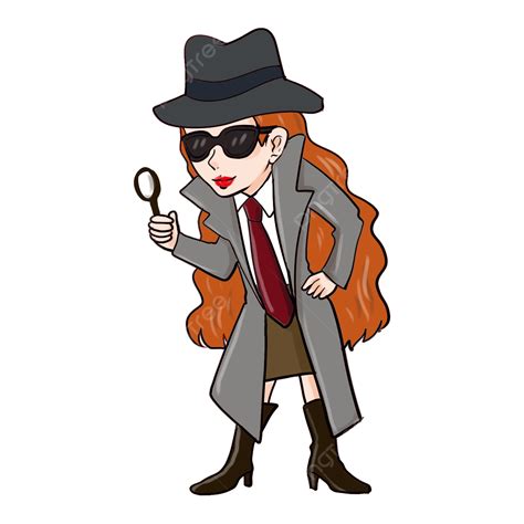 Female Detective Hd Transparent Female Detective Cartoon Characters