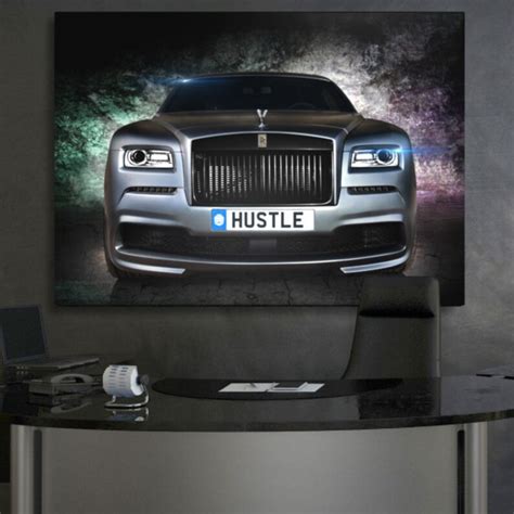 Rolls Royce Hustle X Canvas Art Printable Wall Art Large Etsy