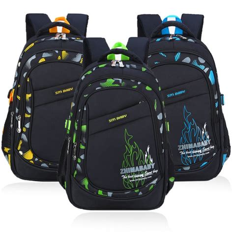 2018 Waterproof Children School Bag Primary School Backpack Boys Kids