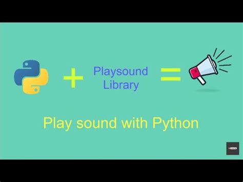 How To Play Sound In Python How To Use Playsound Module In Python Youtube