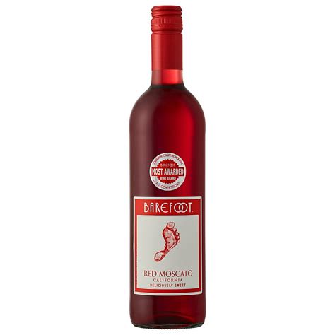Barefoot Red Moscato Red Wine Shop Wine At H E B