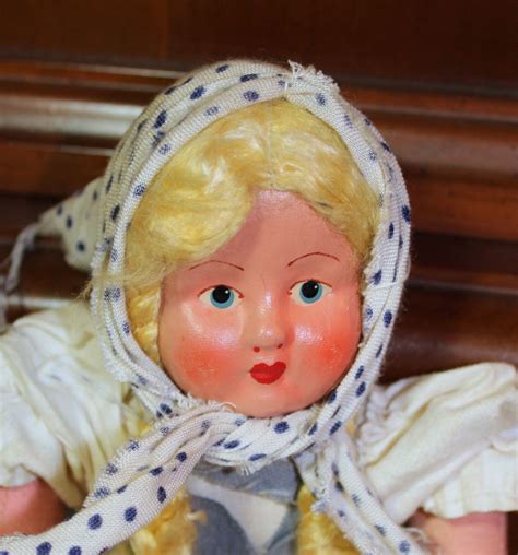 Handmade Mask Face Souvenir Cloth Doll From Poland Doll Clothes Etsy Handmade