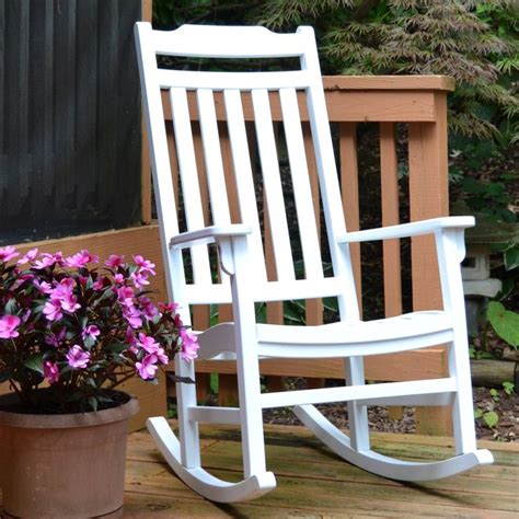 Enjoy free shipping & browse our great selection of chairs & recliners, accent chairs, chaise lounge chairs this outdoor rocking chair is a wonderful addition to any patio or backyard. World's Finest Outdoor Rocker - Painted White | Rocking ...