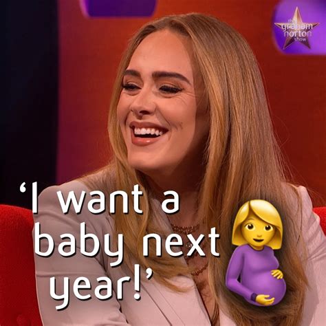 The Graham Norton Show Adele Reveals She Wants Another Baby The