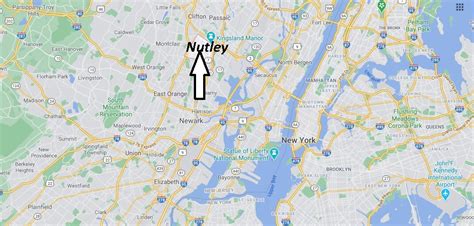Which County Is Nutley NJ In Where Is Map