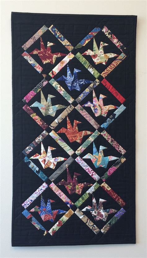 A Beautiful Wall Hanging With Origami Cranes Made For Me By A Friend