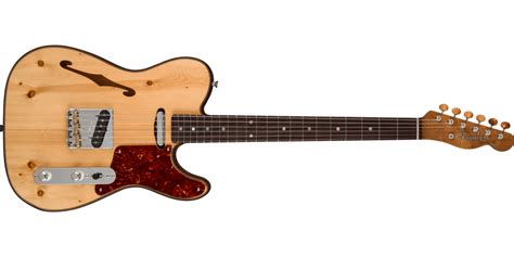 Fender Custom Shop Limited Edition Knotty Pine Tele Thinline, AAA Rosewood Fingerboard - Aged ...