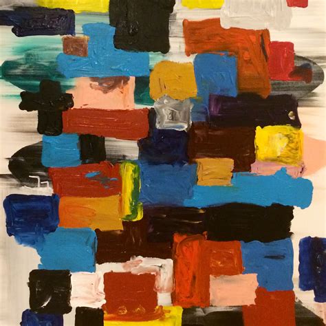Color Block Painting Abstract Art Block Art