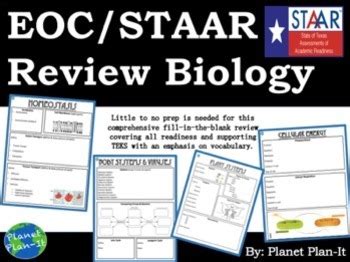 Algebra 1 staar released test questions · science · biology end of course (eoc) resources · staar released test questions · tutorial schedule. Biology STAAR EOC Review by Planet Plan-It | Teachers Pay ...