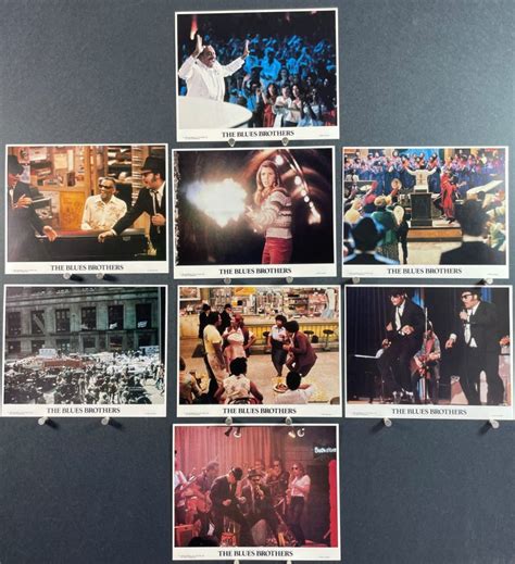 Blues Brothers Set Of 8 Mini Lobby Cards Original Vintage Movie Posters