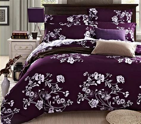 Wholesale High Quality Designer Bedding Set Deep Purple Conforter Set