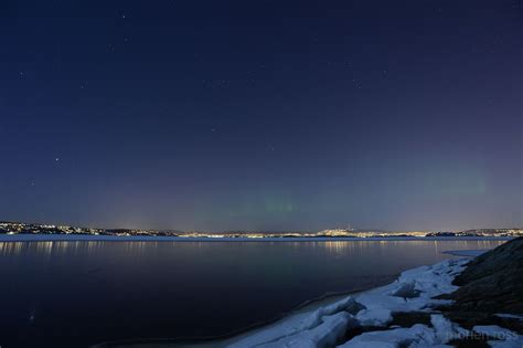 Northern Lights Over Oslo Morten Ross