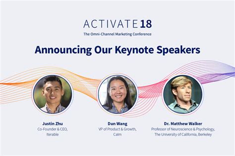 Announcing Our Keynote Speakers And Top Sessions At Activate Iterable