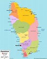 Dominica Map | Maps of Commonwealth of Dominica