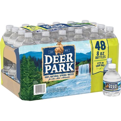 Deer Park 100 Natural Spring Water 8 Fl Oz 48 Pack Bottles