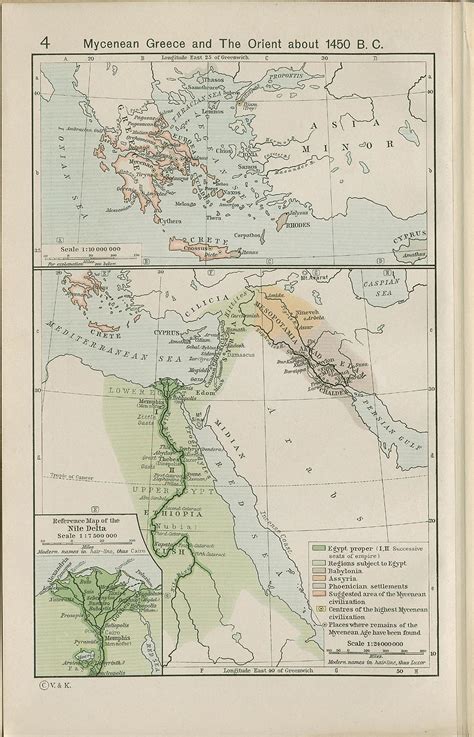 Map Of Mycenaean Greece