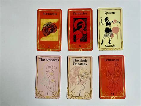 The Sex And Love Tarot Deck With Guidebook Printed In Usa Etsy Uk