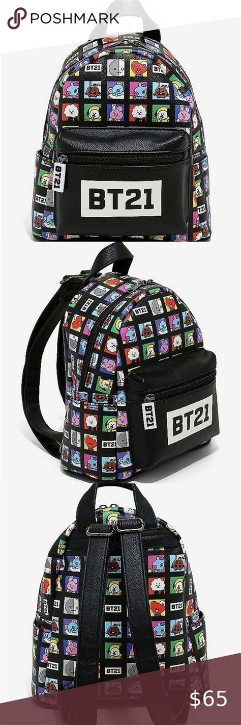 Bt21 Mini Backpack Line Friends Characters Bag Bags Mini Backpack