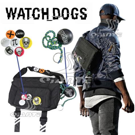 Watch Dogs 2 Marcus Holloway Dedsec Badges Shoulder Bag Casual Messenge