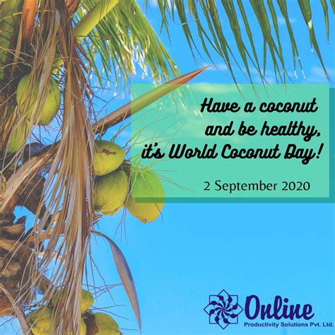 World Coconut Day Health Benefits Coconut Health