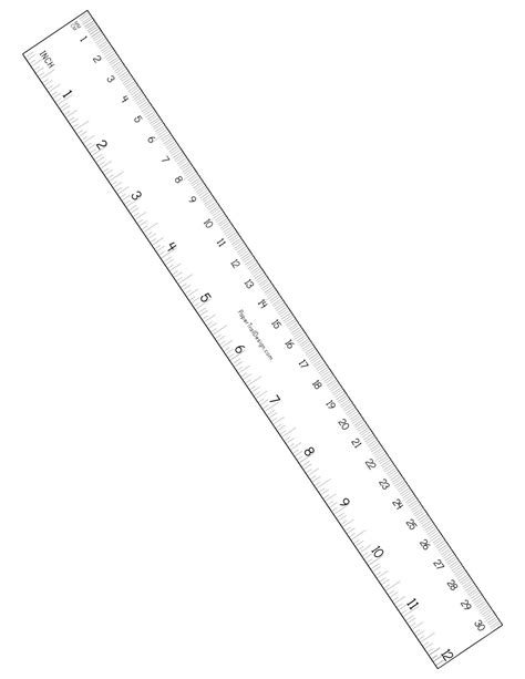 12 Inch Printable Ruler