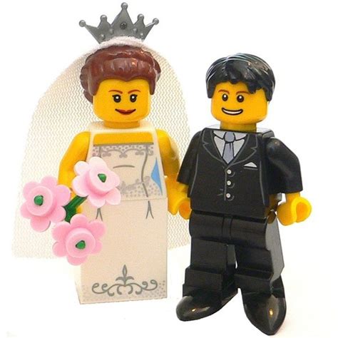 Lego Wedding Marriage Gown Mini Figures