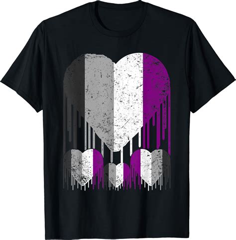 Amazon Com Asexual Shirt Asexuality Pride Tie With Asexual Flag