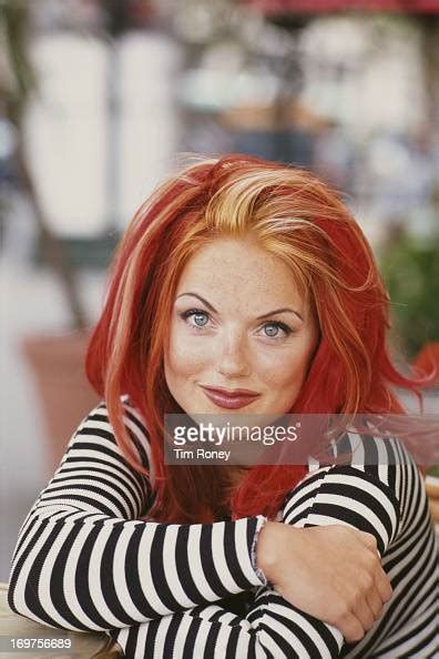 geri halliwell aka ginger spice of the spice girls in paris photo d actualité getty images