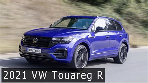 New 2021 VW Touareg R Electrified SUV The Most Powerful Plug In