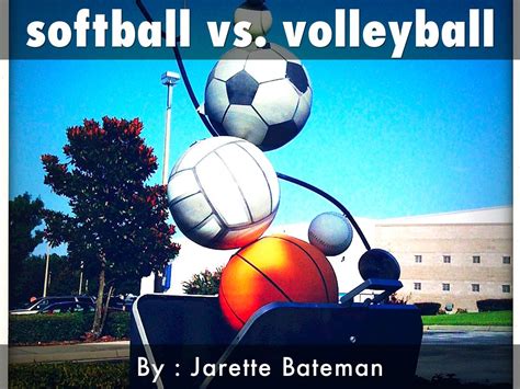 Softball Vs Volleyball By Tbatjar000