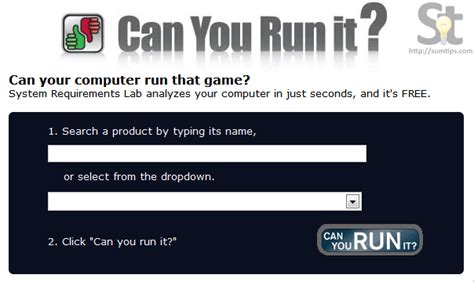 Online Tools to Check If A Game Would Run On Your Computer | SumTips
