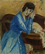 Bildnis der Frau des Künstlers, Baladine Klossowska by Erich Klossowski ...