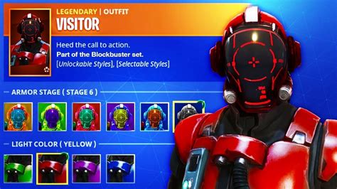 How To Change The Visitor Blockbuster Skin Head Customize Visitor Skin