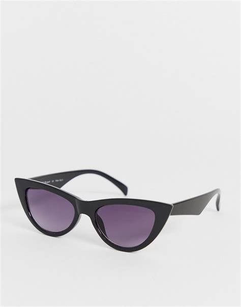 A J Morgan Cat Eye Sunglasses In Black For Men Lyst