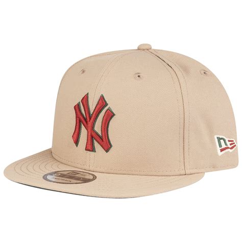 New Era 9fifty Snapback Cap New York Yankees Camel Rot Snapback