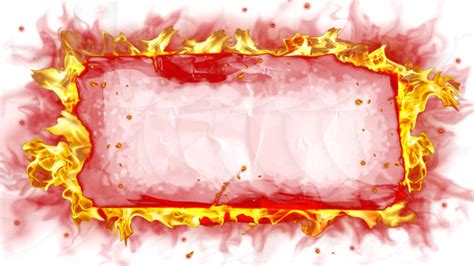 Fire Border Png Fire Clipart Frame Picture Frame 1182454 Vippng Images