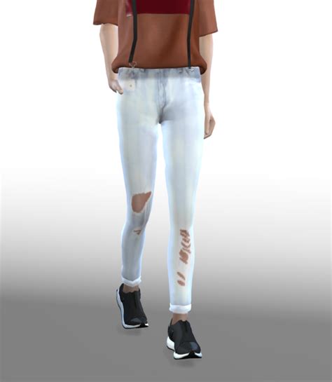 Sims 4 Cc Black — Liaasims4cc Sim Made By Me Male Ripped Jeans