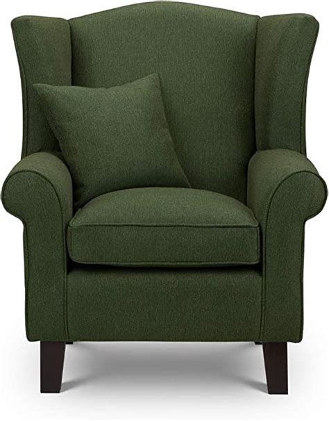 Sloane And Sons Lounge Tweed Wing Chair Home Furniture Herringbone