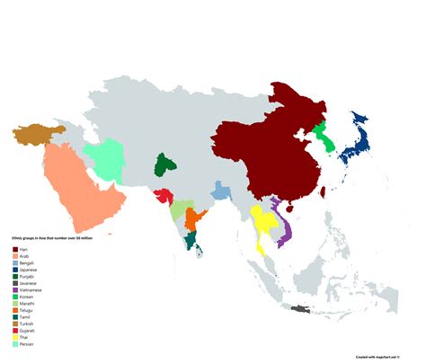 Ethnic Map Of Asia Map Of Africa