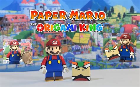 Lego Paper Mario And Origami Bowser Both From The Recent P Flickr