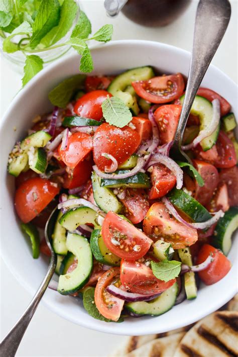 Cucumber Tomato Salad Simply Scratch