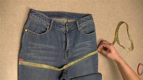 Lay the pants down on a flat surface, face up. How to Measure: HB02 Low Hip on Pants - YouTube