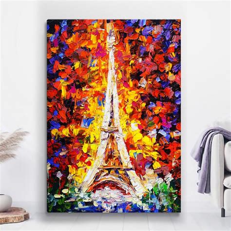 Eiffel Tower Abstract Painting Ph